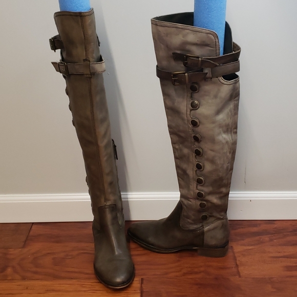 Sam Edelman Pierce Over The Knee Leather Boots - Picture 3 of 15